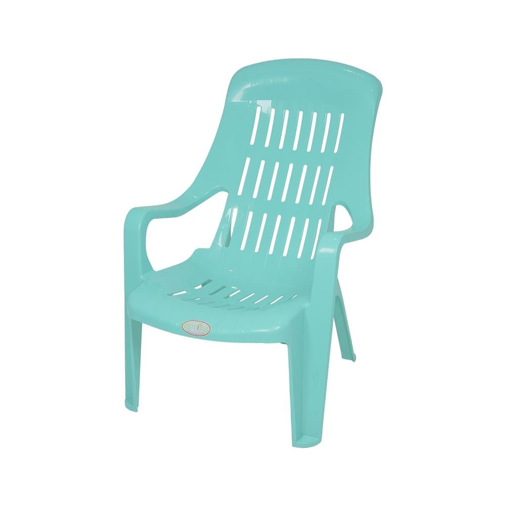 เก้าอี้พลาสติกเอนนอน SPRING FT-234 สีฟ้า_1