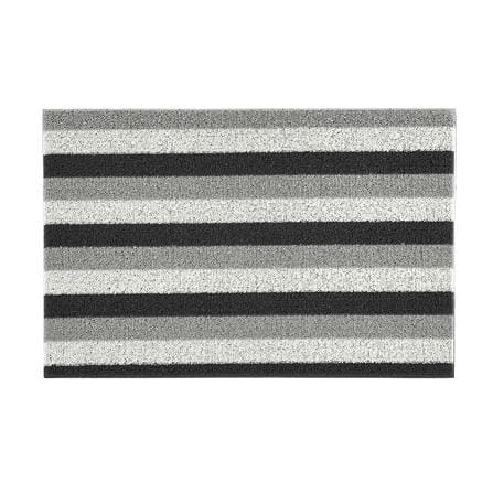 พรมเช็ดเท้าดักฝุ่น HOME LIVING STYLE LAYER 45x75 ซม. สีเทา_0
