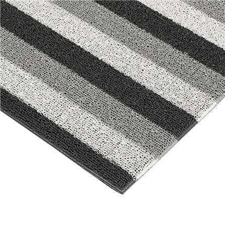พรมเช็ดเท้าดักฝุ่น HOME LIVING STYLE LAYER 45x75 ซม. สีเทา_2