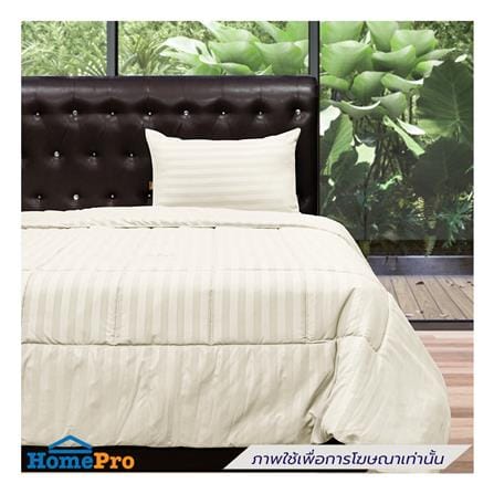 ผ้านวม PICASSO SMILE M5CR ลายริ้ว 100x90 นิ้ว สีครีม_2