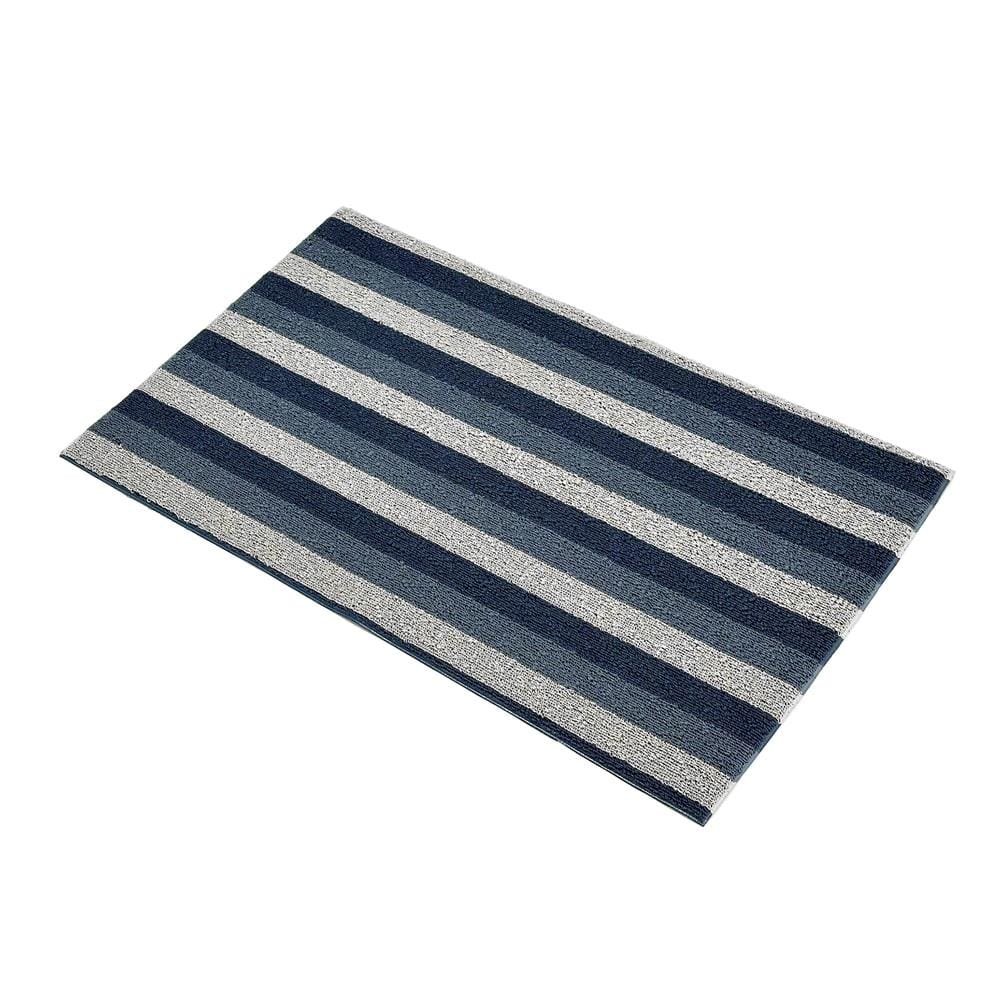 พรมเช็ดเท้าดักฝุ่น HOME LIVING STYLE LAYER 45x75 ซม. สีน้ำเงินเข้ม