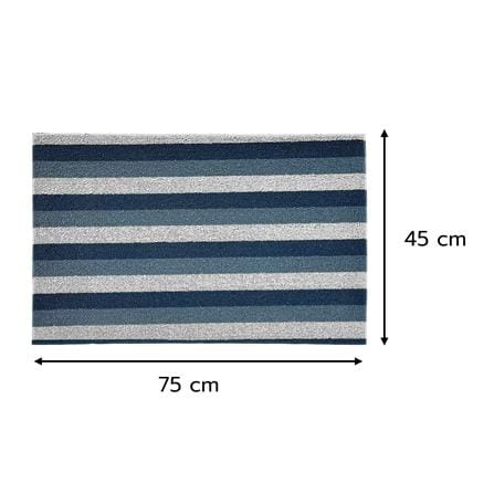 พรมเช็ดเท้าดักฝุ่น HOME LIVING STYLE LAYER 45x75 ซม. สีน้ำเงินเข้ม_6
