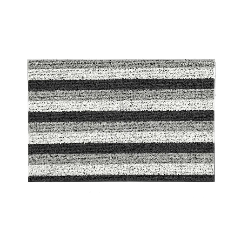 พรมเช็ดเท้าดักฝุ่น HOME LIVING STYLE LAYER 40x60 ซม. สีเทา