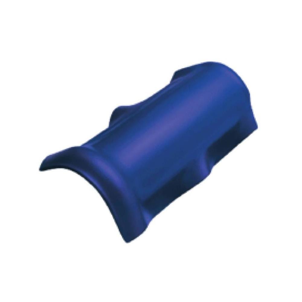 ครอบสันโค้ง ลอนคู่ DURAONE 23x50x0.5 ซม. สีน้ำเงินวาสนา