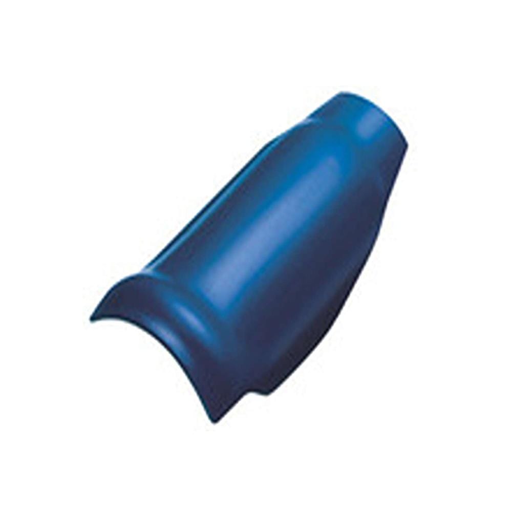 ครอบโค้งตะเข้ DURAONE ลอนคู่ 23x48x0.5 ซม. สีน้ำเงินวาสนา