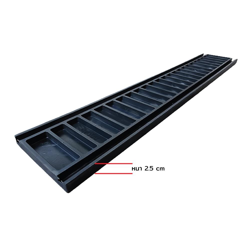 ไม้แบบพลาสติกหล่อท้องคาน SON OF WOOD GI 20X300X2.5 ซม. สีดำ