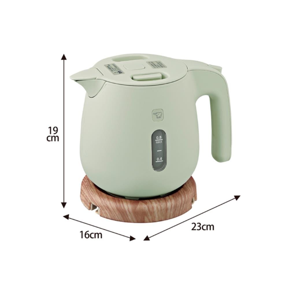 กาต้มน้ำไฟฟ้า ZOJIRUSHI CK-SAQ08T-GZ 0.8 ลิตร สีเขียว