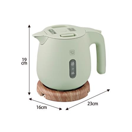 กาต้มน้ำไฟฟ้า ZOJIRUSHI CK-SAQ08T-GZ 0.8 ลิตร สีเขียว_2