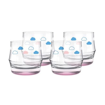 แก้วน้ำ 340 มล. OCEAN GLASS SUMMER SET COTTON CANDY SKY ROCK (แพ็ก 4 ใบ)_0