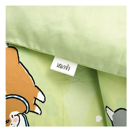 ชุดผ้าปูที่นอน 3.5 ฟุต (ชุด 3 ชิ้น) TULIP หมาจ๋า 00124-MJC003_1