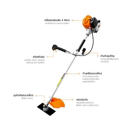 เครื่องตัดหญ้าไร้สาย ROWEL GBC350 4 จังหวะ 1.2 แรงม้า_3