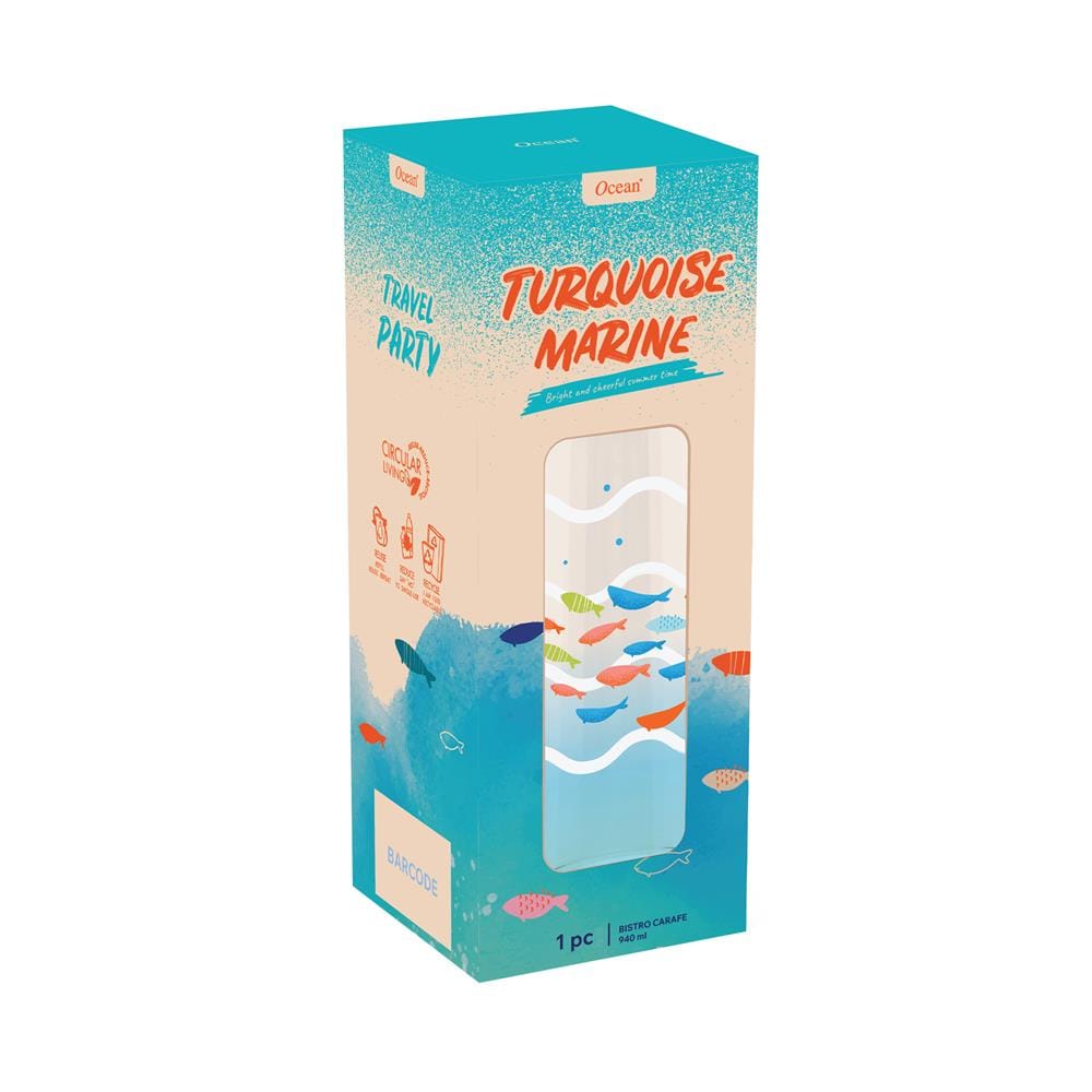 เหยือก 0.94 ลิตร OCEAN GLASS SUMMER SET TURQUOISE MARINE