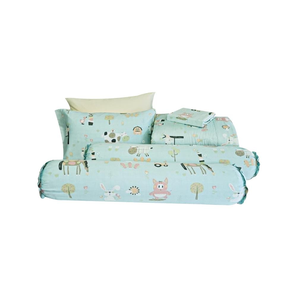 ชุดผ้าปูที่นอน 6 ฟุต (ชุด 6 ชิ้น) ESSE TENCEL 520T 5308 GREEN