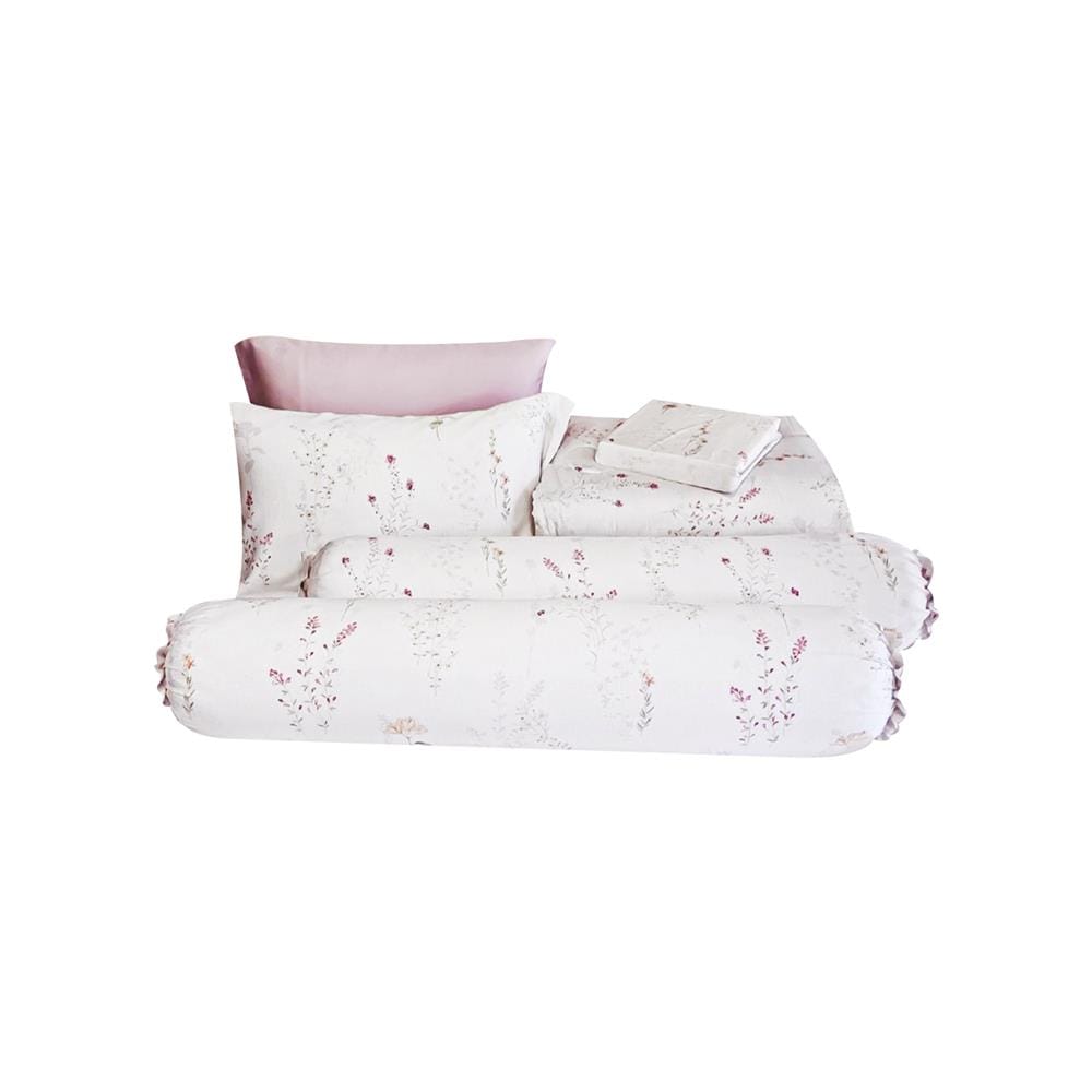 ชุดผ้าปูที่นอน 6 ฟุต (ชุด 6 ชิ้น) ESSE TENCEL 650T 6301 PINK