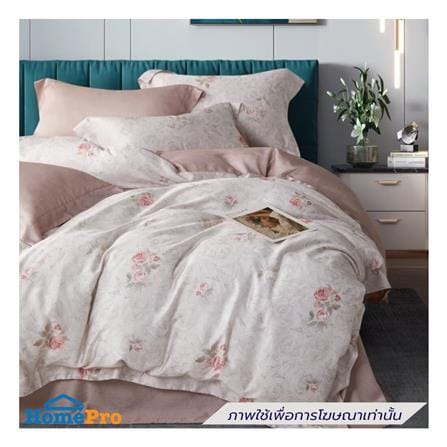 ชุดผ้าปูที่นอน 6 ฟุต (ชุด 6 ชิ้น) ESSE TENCEL 480T 4310 PINK_0