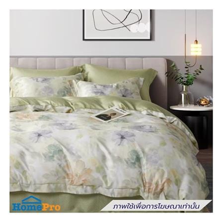 ชุดผ้าปูที่นอน 6 ฟุต (ชุด 6 ชิ้น) ESSE TENCEL 480T 4314 GREEN_0