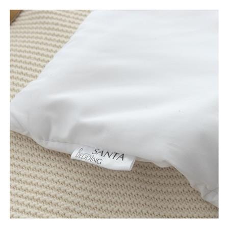 ชุดผ้าปูที่นอน 3.5 ฟุต (ชุด 4 ชิ้น) SANTA BEDDING สีขาว_5