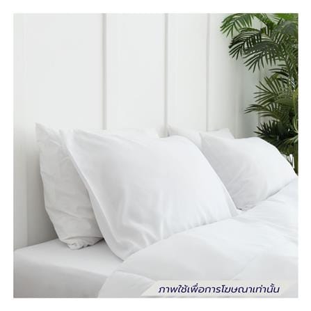 ชุดผ้าปูที่นอน 5 ฟุต (ชุด 6 ชิ้น) SANTA BEDDING สีขาว_2