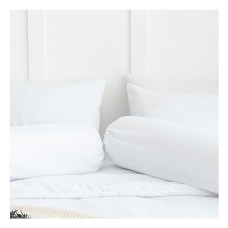 ชุดผ้าปูที่นอน 5 ฟุต (ชุด 6 ชิ้น) SANTA BEDDING สีขาว_3