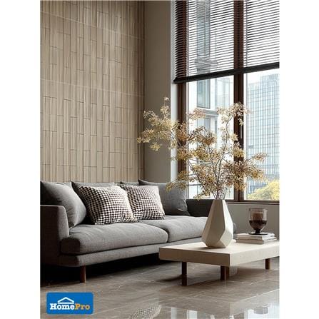 แผ่นตกแต่งผนัง PU 60x120 ซม. TARA BAMBOO BROWN_3