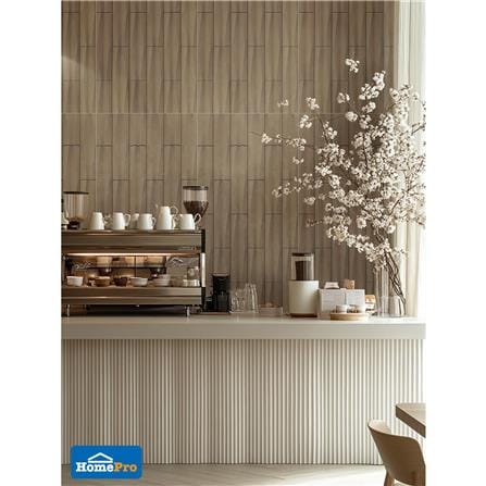 แผ่นตกแต่งผนัง PU 60x120 ซม. TARA BAMBOO BROWN_5