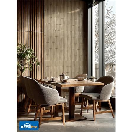 แผ่นตกแต่งผนัง PU 60x120 ซม. TARA BAMBOO BROWN_6
