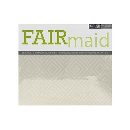 ชุดผ้าปูที่นอน 5 ฟุต (ชุด 3 ชิ้น) FAIRMAID 12MC สี SAND_3