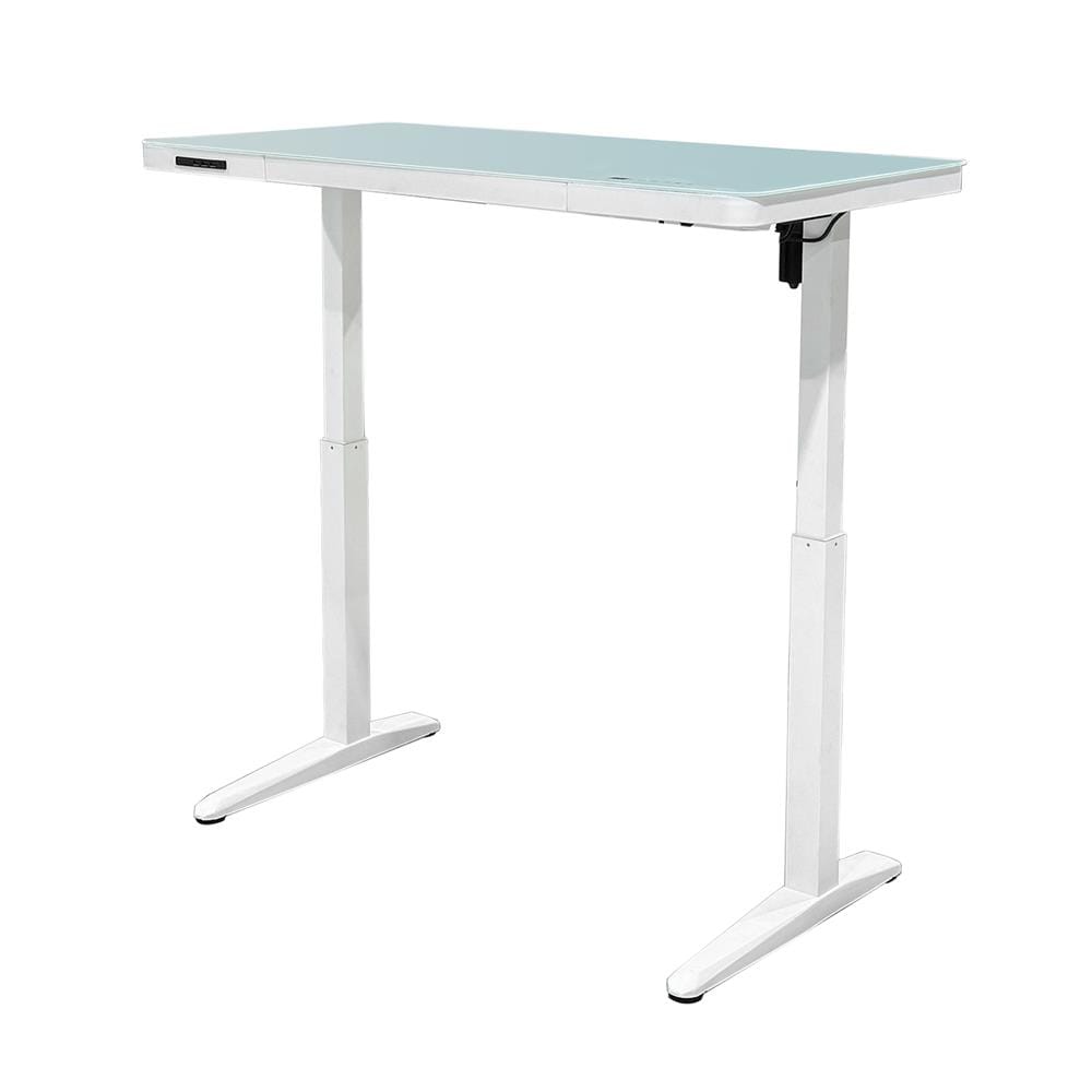 โต๊ะปรับระดับไฟฟ้า FURDINI NOVEL LT-205F 120 ซม. สีขาว