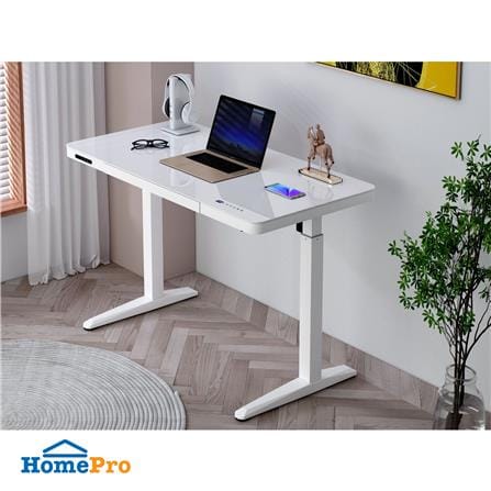 โต๊ะปรับระดับไฟฟ้า FURDINI NOVEL LT-205F 120 ซม. สีขาว_4