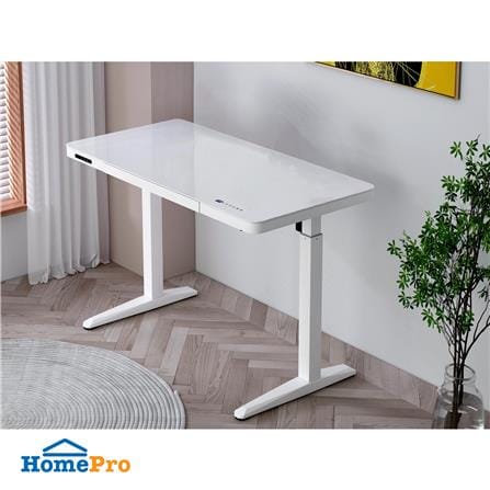 โต๊ะปรับระดับไฟฟ้า FURDINI NOVEL LT-205F 120 ซม. สีขาว_5