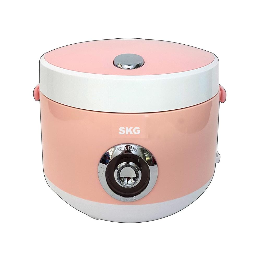 หม้อหุงข้าว MANUAL SKG SK-618 1.8 ลิตร สีขาว/ชมพู