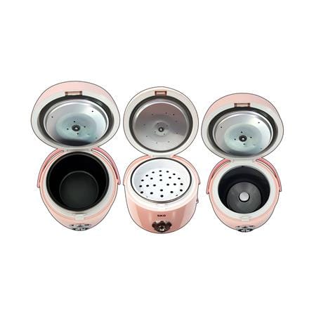 หม้อหุงข้าว MANUAL SKG SK-618 1.8 ลิตร สีขาว/ชมพู_4