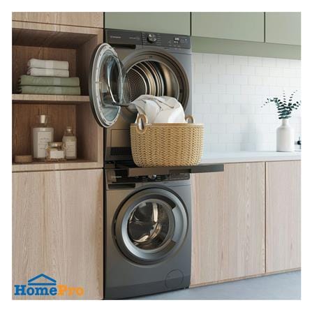 ชุดวางซ้อนเครื่องซักผ้าและเครื่องอบผ้า ELECTROLUX STA9GD3 สีเทาเข้ม_1
