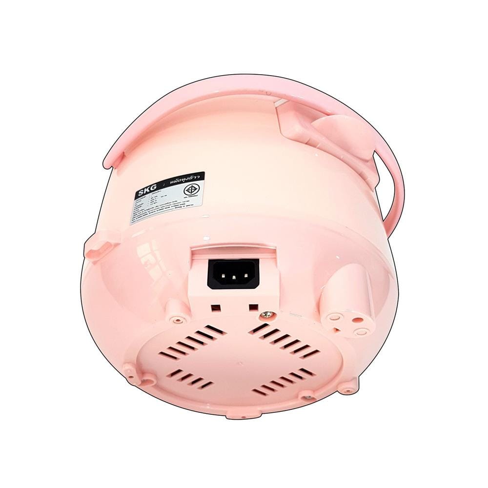 หม้อหุงข้าว MANUAL SKG SK-618 1.8 ลิตร สีขาว/ชมพู