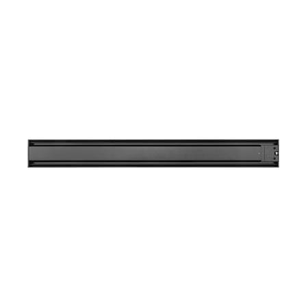 รางปลั๊กไฟแบบเลื่อนได้ HACO TR-T75/S-BK 75 ซม. สีดำ_2