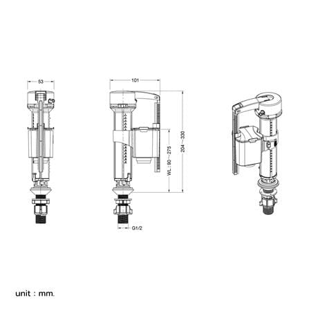 วาล์วน้ำเข้า HAFELE 495.61.960_3