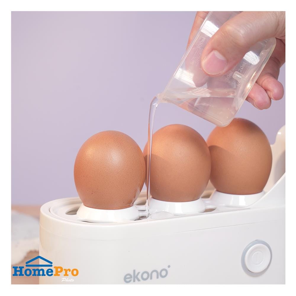 เครื่องนึ่งไข่ EKONO EK-EMK01 สีขาว