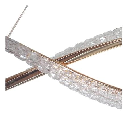 ไฟช่อ LED NEOLIGHT 1086-1000 30 วัตต์ COOL WHITE สีทอง/ใส 1 หัว_1