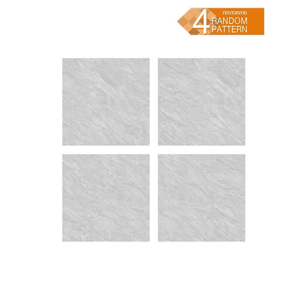 กระเบื้องพื้น 50x50 ซม. TARA มัทฉะ เทา A 1 ตร.ม.