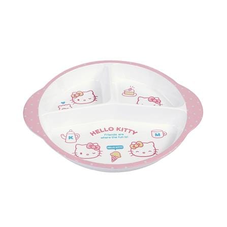 ถาดหลุมเมลามีน 11 นิ้ว SUPERWARE KITTY POP FACE_1