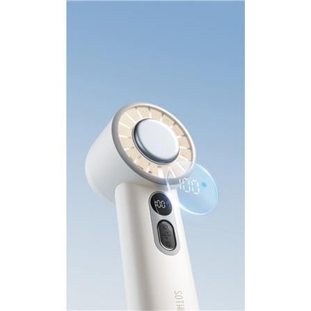 พัดลมพกพา 2.5 นิ้ว SOTHING HANDHELD ENGINE ICE สีขาว_1