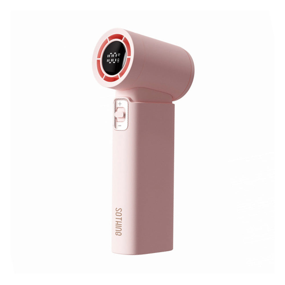 พัดลมพกพา 1 นิ้ว SOTHING HANDHELD ENGINE SLIM สีชมพู