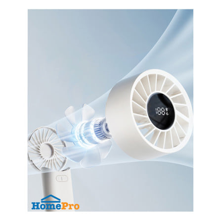 พัดลมพกพา 3.3 นิ้ว SOTHING HIGH SPEED ENGINE 60 สีขาว_3