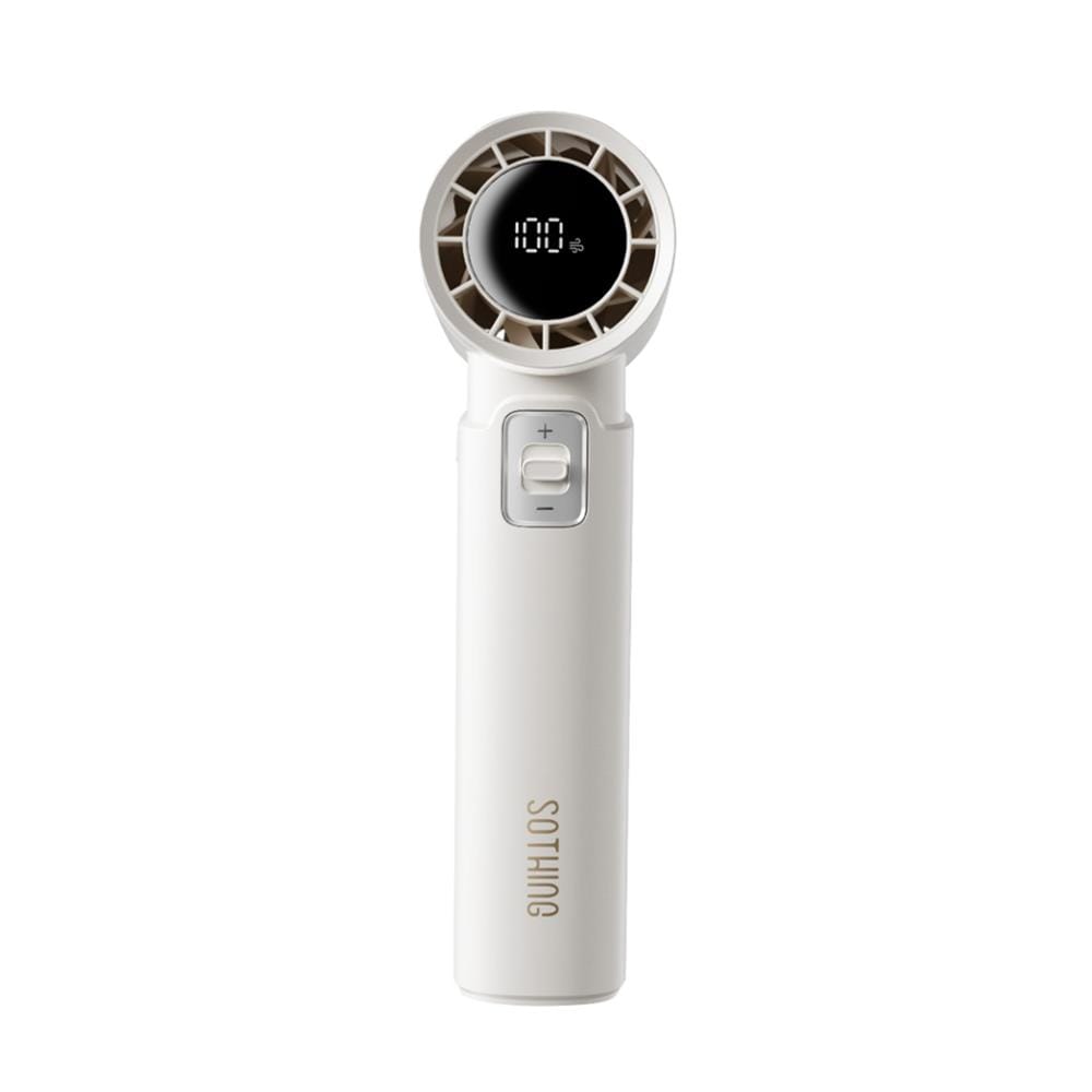พัดลมพกพา 1 นิ้ว SOTHING HANDHELD ENGINE POWER สีขาว