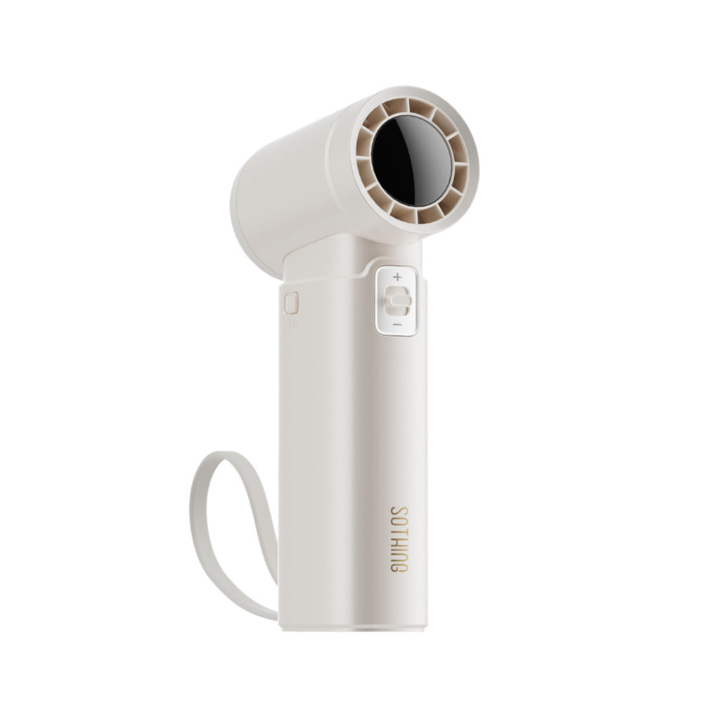 พัดลมพกพา 1 นิ้ว SOTHING HANDHELD ENGINE POWER สีขาว