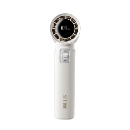 พัดลมพกพา 1 นิ้ว SOTHING HANDHELD ENGINE POWER สีขาว_0
