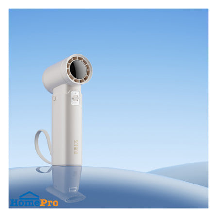 พัดลมพกพา 1 นิ้ว SOTHING HANDHELD ENGINE POWER สีขาว_6