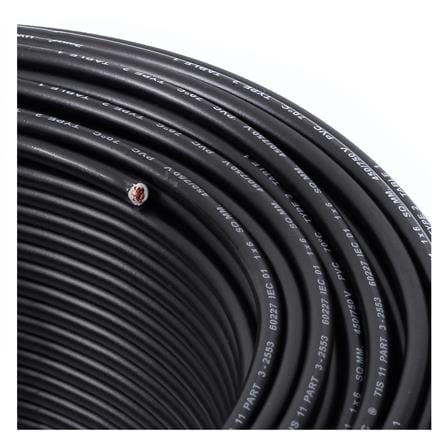 สายไฟ THW IEC01 RANZZ 1x6 ตร.มม. 100 ม. สีดำ_2
