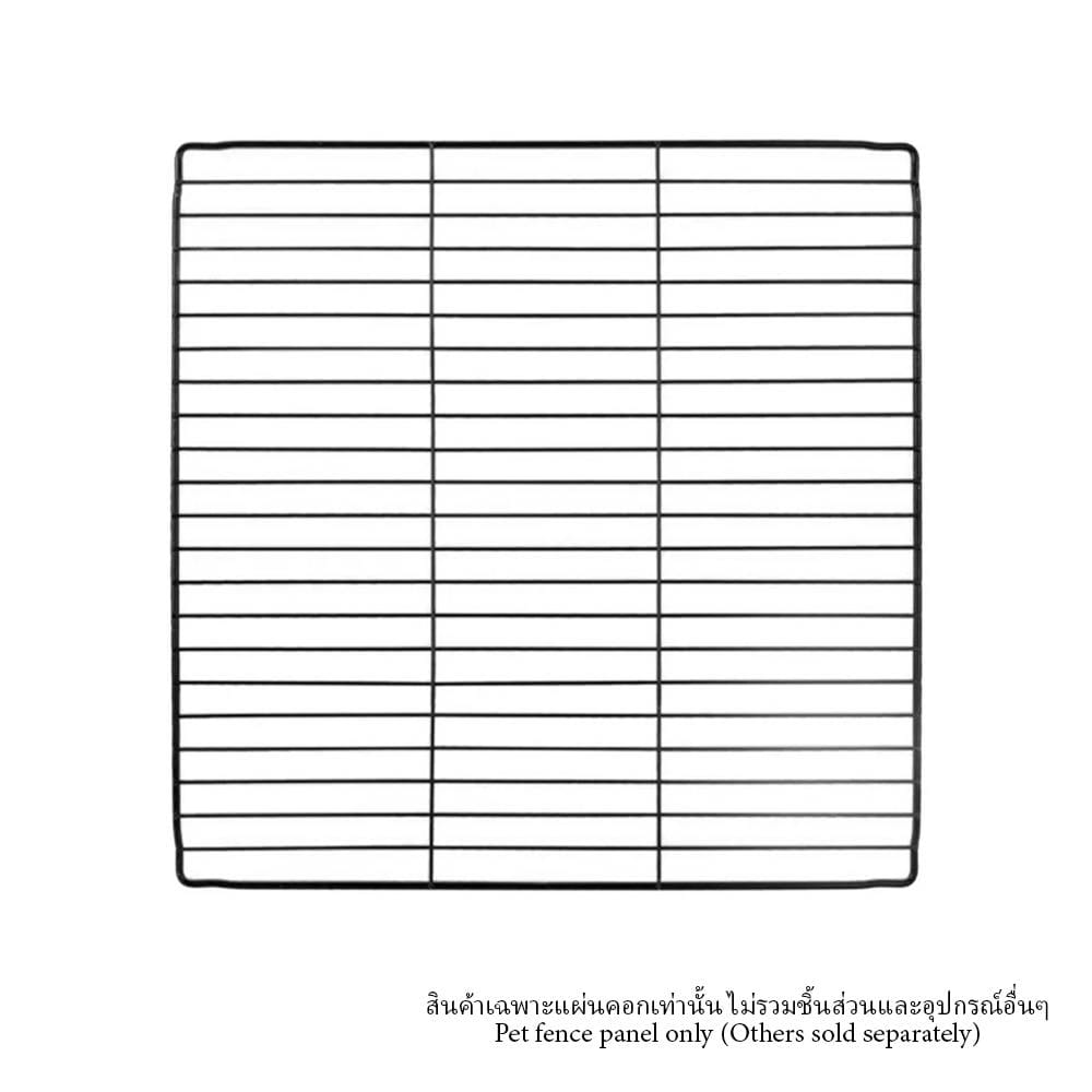 แผ่นคอกสัตว์เลี้ยง PETUS ซี่ห่าง 1.5 ซม. 35x35 ซม. สีดำ