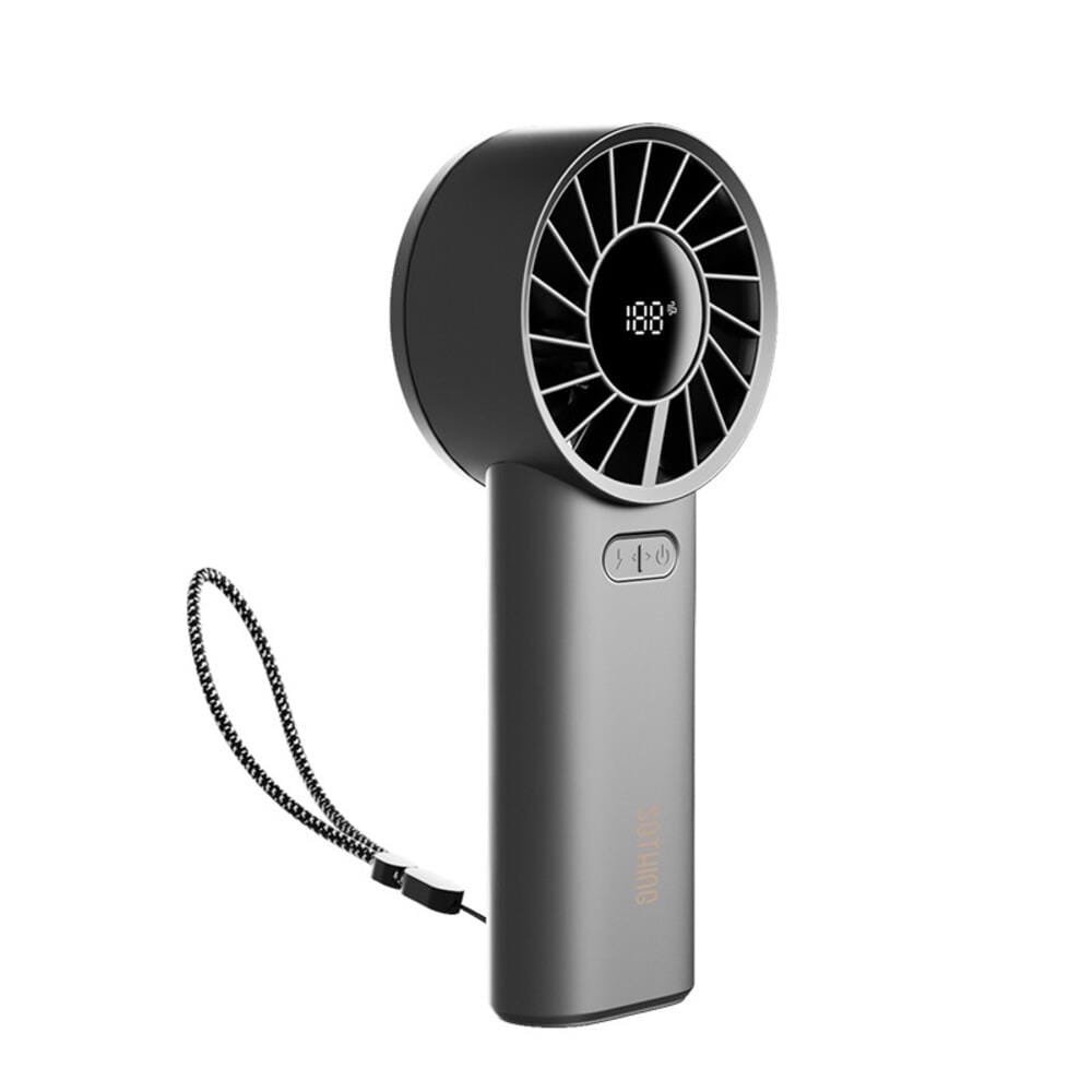 พัดลมพกพา 3.3 นิ้ว SOTHING HIGH SPEED ENGINE 60 สีเทา